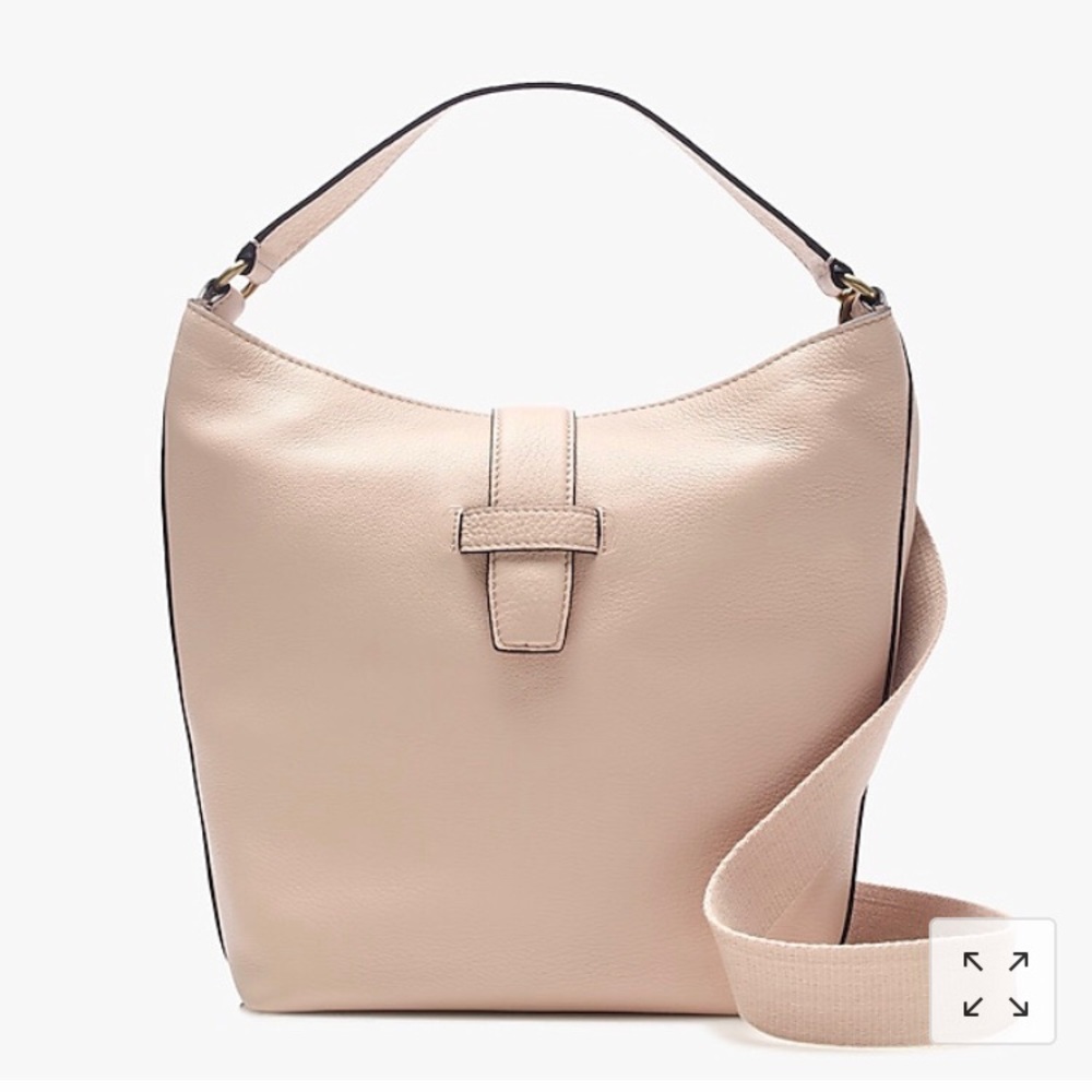 J.Crew Italian leather signet hobo bag